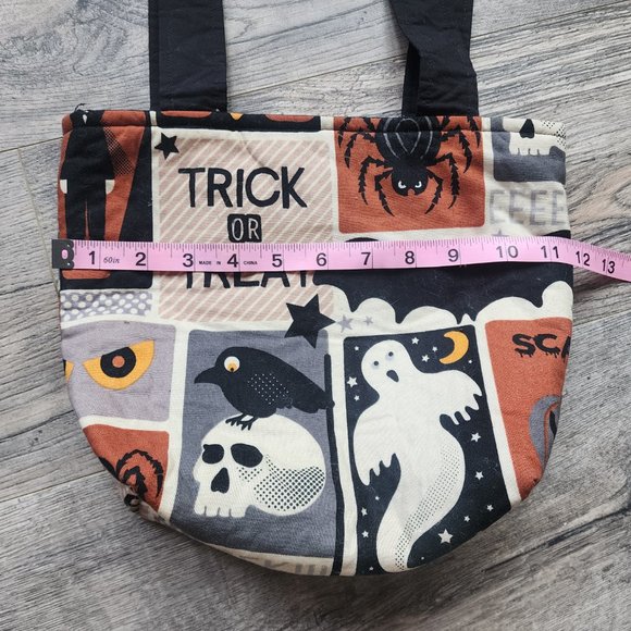 Halloween Trick or Treat Ghost Bat Spooky Handmade Handbag - Picture 2 of 8